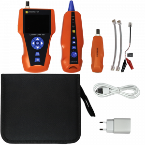 Кабельный тестер с измерением длины, трассировкой кабельных линий и определением POE, с функцией рефлектометра