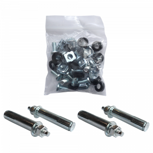 Шкаф настенный 10", 312x300, стеклянная дверь, серый, установочный размер 236 мм