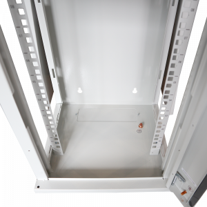 Шкаф настенный 10", 312x300, стеклянная дверь, серый, установочный размер 236 мм