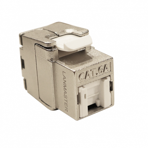 Модуль Keystone, RJ45, кат.6A, STP, 180 градусов