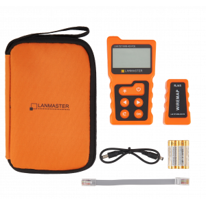 Тестер витой пары с дисплеем, с определением параметров POE