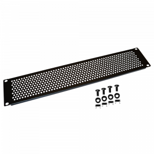 19" вентиляционная фальш-панель xU, черная