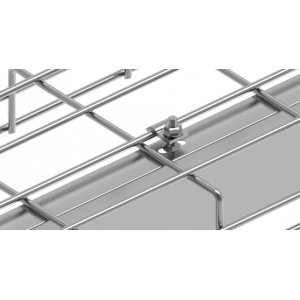 Клипса для крепления лотка Ф4.0-6.0 мм с круглым отверстием