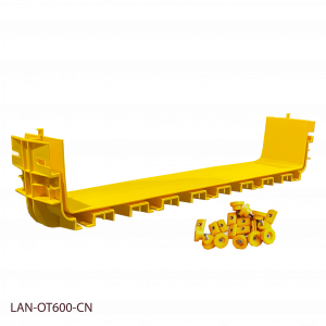 Соединитель оптического лотка, желтый