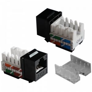 Модуль Keystone RJ45, Cat.6, UTP, 90 градусов