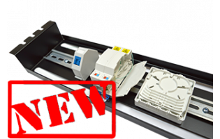 Новая продукция: оптические розетки и боксы на DIN-рейку.