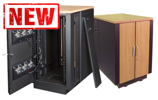 Звукоизолированный шкаф LANMASTER 18U