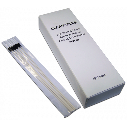 Чистящие палочки для оптических разъемов 2.5 мм, 100 шт.