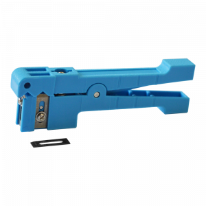 Инструмент для снятия оболочки оптического кабеля диаметром от 2 до 6 мм