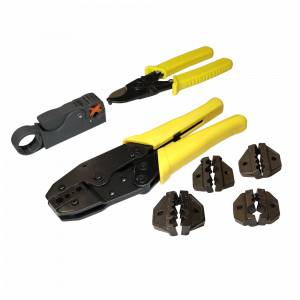 Набор инструментов для работы с коаксиальным кабелем