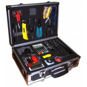 Набор инструментов для работы с оптическим кабелем