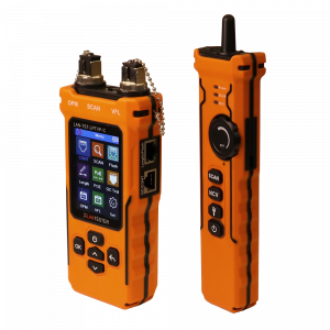 Кабельный тестер с измерением длины, трассировкой кабельных линий, измерением оптической мощности и определением POE, цветной