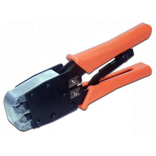 Обжимной инструмент (кримпер) 6P, 8P, с литой головкой и храповым механизмом, тип HT-500R