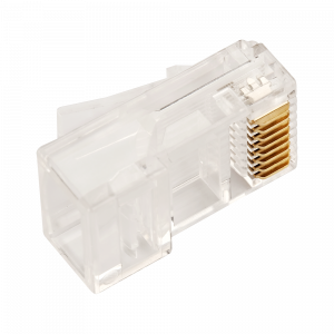 Коннектор RJ45 UTP 8P8C, универсальный, cat.5e, 100 шт. в банке