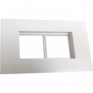 Суппорт с рамкой для короба 120х50 мм, белый