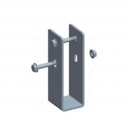 Фиксатор U-образный для алюминиевого лестничного лотка