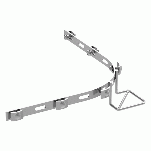 Соединитель угловой скругленный для лотка MT100