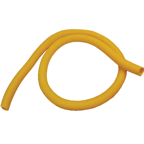 Гофротруба для кабельного спуска, с разрезом, желтая