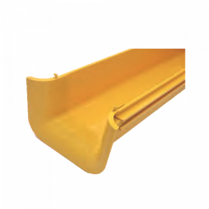 Торцевая накладка оптического лотка, желтая