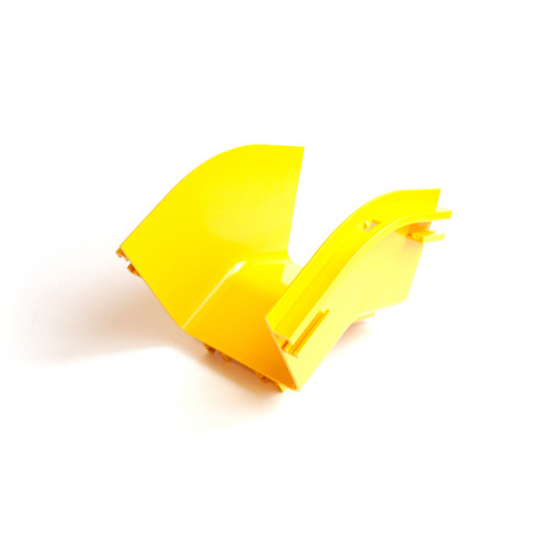 Внешний изгиб 45° оптического лотка, желтый