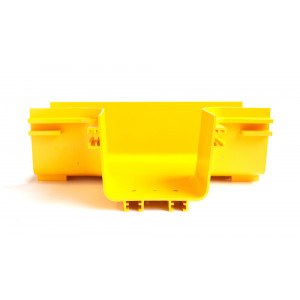 Т-соединитель оптического лотка, желтый
