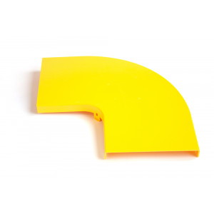 Крышка горизонтального поворота 90° оптического лотка, желтая