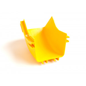 Внутренний изгиб 45° оптического лотка, желтый