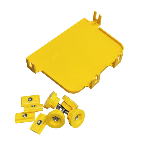 Торцевая заглушка оптического лотка, желтая