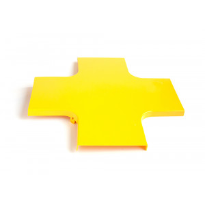 Крышка Х-соединителя оптического лотка, желтая