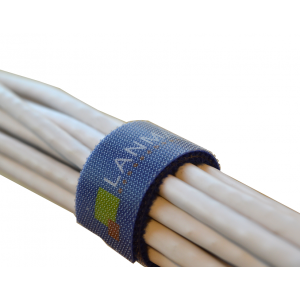 Хомут-липучка LANMASTER шириной 20 мм, 30 м