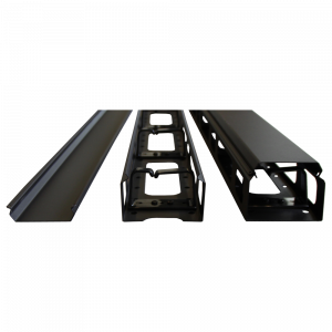 Кабельный органайзер вертикальный, для шкафов Business, металл, 2 шт., черный