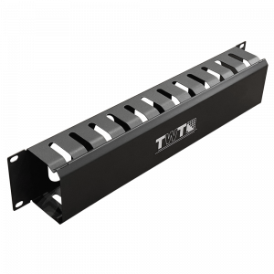 Кабельный органайзер 19" c крышкой