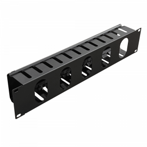 Кабельный органайзер 19" c крышкой