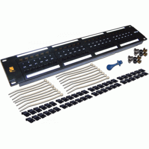 Патч-панель LANMASTER 48 портов, UTP, кат.6, 2U