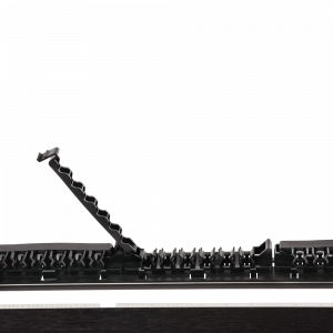 Патч-панель 19", 24 порта RJ45, неэкранированная, кат.5E, 1U, с задним органайзером с фиксаторами кабеля