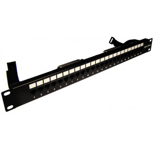 Патч-панель TELCO, 19", 1U, 24 порта RJ-45, контакты 12, 36