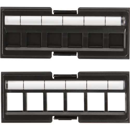 Вставка под кейстоны в модульную панель, неэкранированная, 6 портов