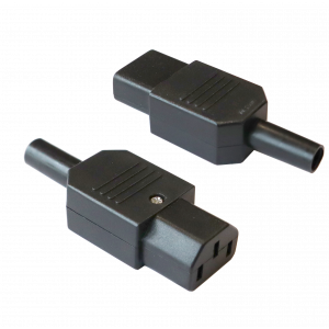Вилка IEC 60320 C13, 10A, 250V, разборная, черная