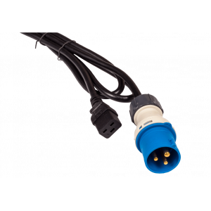 Шнур питания C19-I309 Male, 3х2.5, 220В, 16А, 2.5 метра