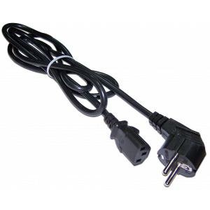 Шнур питания C13-Schuko угловая, 3х0.75, 220В, 10А