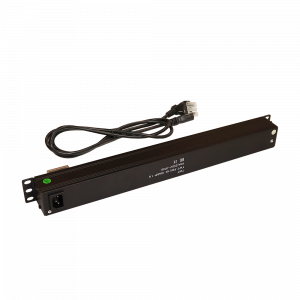 Блок розеток 19" 10А на 8 гнезд Schuko