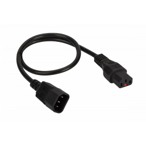 Шнур питания с блокировкой C13-C14, 3х0.75, 220В, 10А