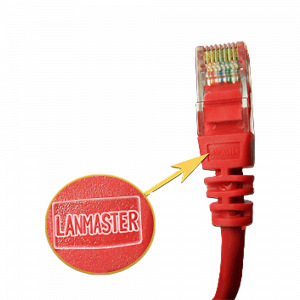 Патч-корд LANMASTER заливной UTP, RJ45-RJ45, кат.5Е