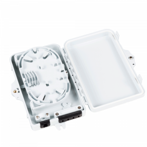 Настенный распределительный бокс на 4 волокна, наружной установки, IP65