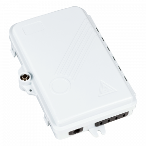 Настенный распределительный бокс на 4 волокна, наружной установки, IP65