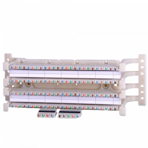 100-парный 110 настенный кросс LANMASTER, блоки и ножки в комплекте