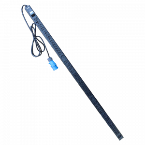 Вертикальный блок розеток, 1-фазный, 32A, 12xC19 + 36xC13 + 3xSchuko, шнур 3 метра, вилка IEC309