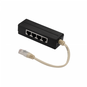 Y-адаптер, 4 параллельных порта, горизонтальный