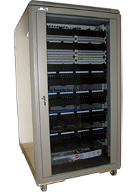 Шкаф 19 дюймов с установленным оборудованием телекоммуникационные шкафы, шкаф 19, стойка 19, коммутационный шкаф, estap, zpas, 42u, монтажная стойка, шкаф монтажный, серверная стойка