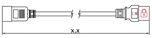 Схема/внешний вид C13-C14 с защитой